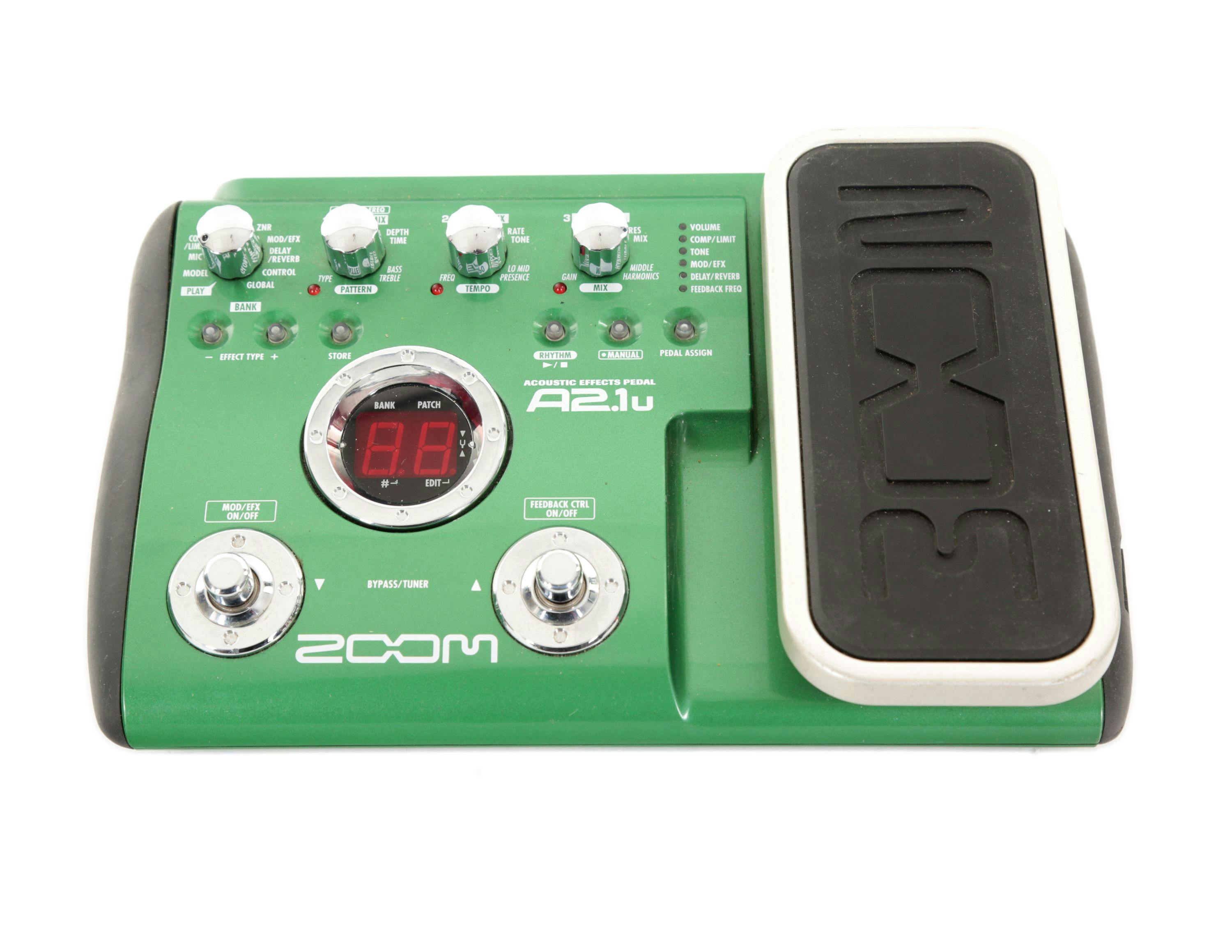 Second Hand Zoom A2.1U Acoustic Multi Effects Pedal - Andertons